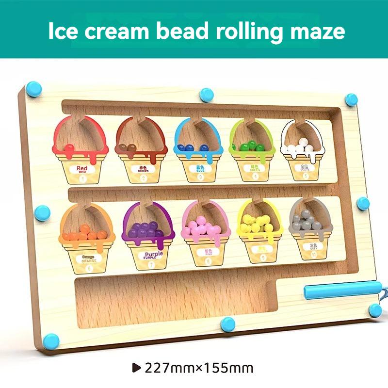 Magnetic Mini Maze Ball Walking Baby Magnetic Logic Thinking 3 To 6 Year Old Children'S Puzzle Concentration Training Toy