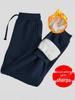 Kids' Navy Blue Velvety Winter School Uniform Pants