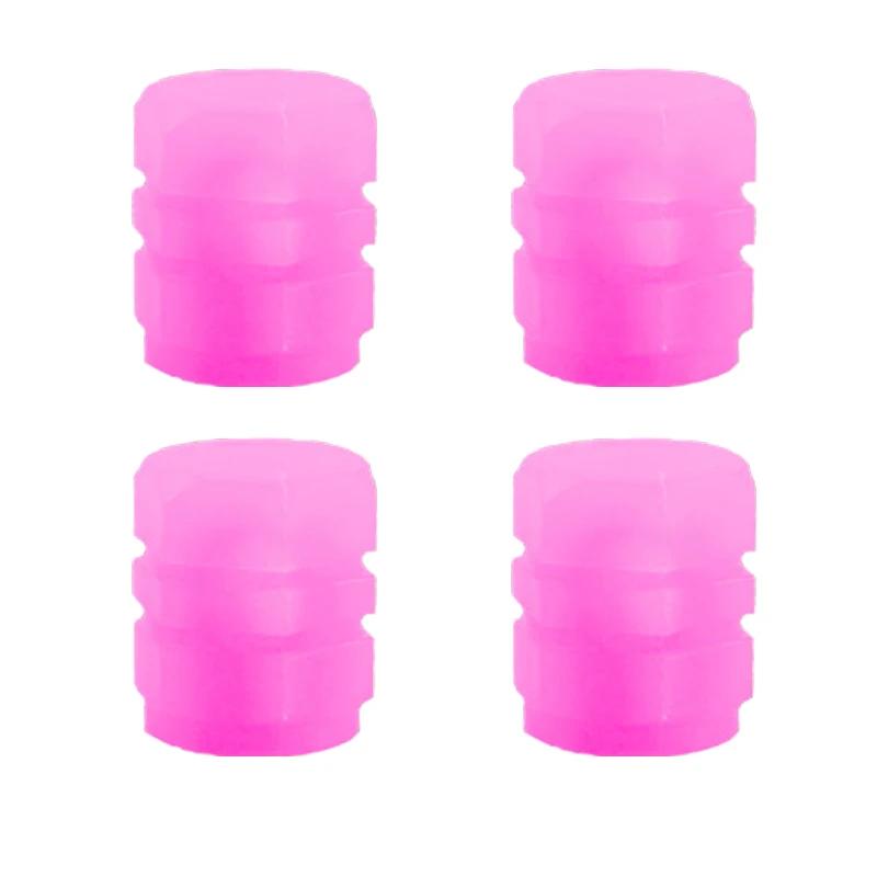 Car Motorcycle Mini Colorful Luminous Tire Valve Caps Glowing Valve Cover Car Tire Wheel Hub Styling Decoration Auto Accessories