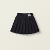 Mädchen Koreanischer Stil Schwarzer Plisseerock - Sommer/Herbst 2025 Mode für Kleine bis Mittlere Kinder