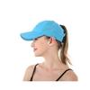 Outdoor Sports Ponytail Baseball Caps Breathable Mesh, Ladies Cross Ponytail Baseball Caps 2pcs Light Gray + Dark Gray