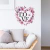 Valentinstag LIEBE Kranz der Liebe Schlafzimmer Wohnzimmer Veranda Heimverschönerung Dekoration Wandaufkleber