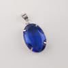 Pandantiv din Argint cu Piatră Prețioasă Tanzanit Albastru Închis 1,75", Argint Sterling 925 Bijuterii Lucrate Manual, Pandantiv Cadou de Ziua de Naștere Pentru Ea PP-63-12