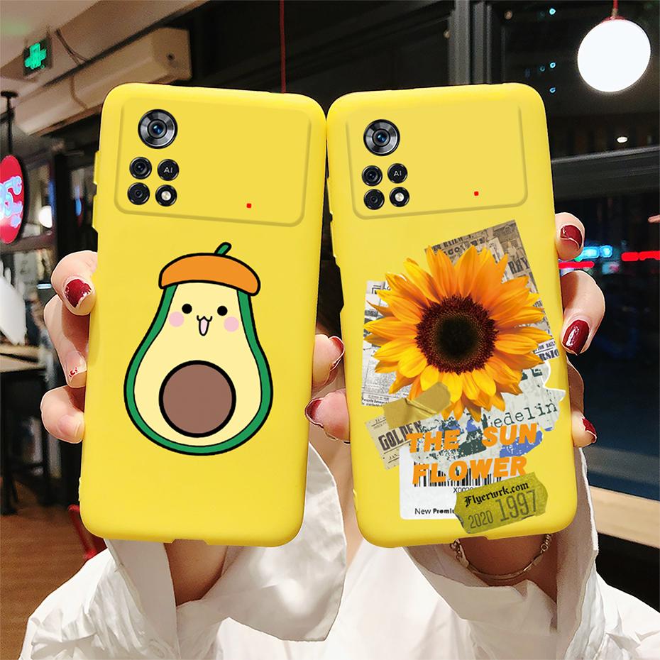 For Xiaomi Poco X4 Pro 5G Case Cute Cartoon Back Cover Soft Silicone Phone Case For Xiaomi Poco X4 X 4 PocoX4 Pro X4Pro 5G Funda