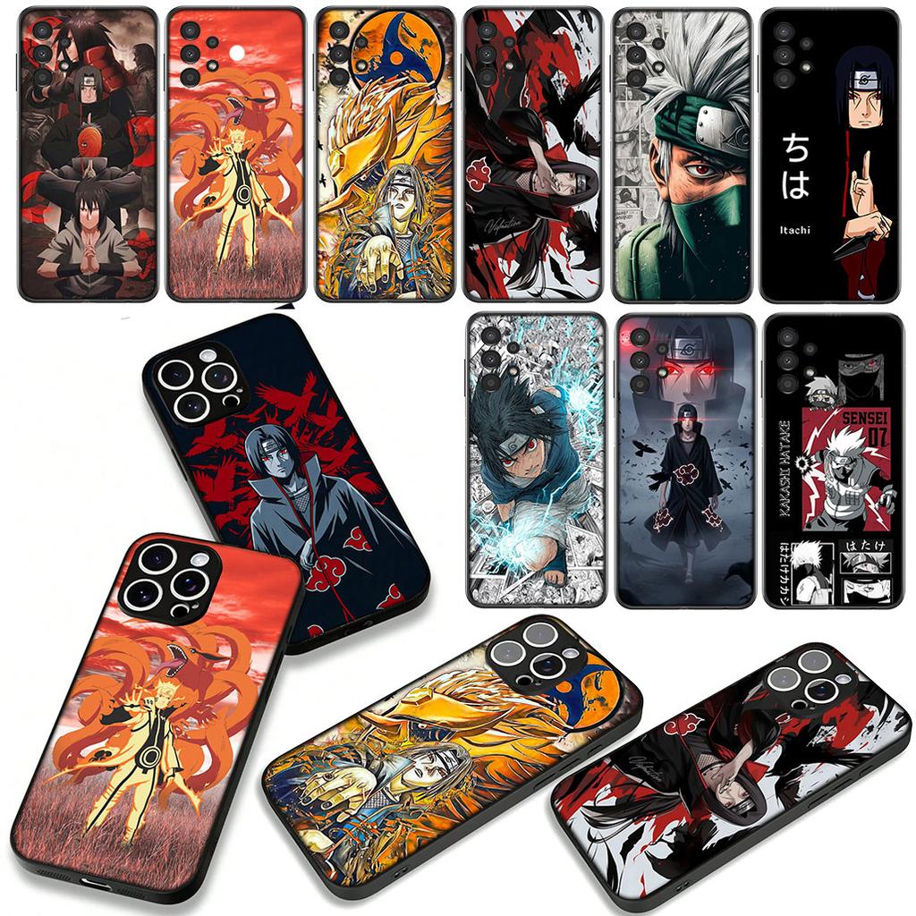 Anime Narutos Kakashi Itachi for Samsung Galaxy A25 A37 A57 A12 A14 A31 A41 A50 A51 A70 A71 A72 A21S A04 M15 Note 20 9 8 10 Case