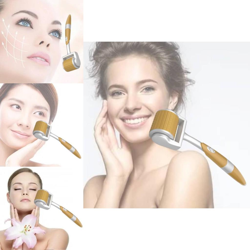 Gts Skin Care Microneedle Roller With 192 Titanium Pins For Acne Scar Healing And Skin Revitalization