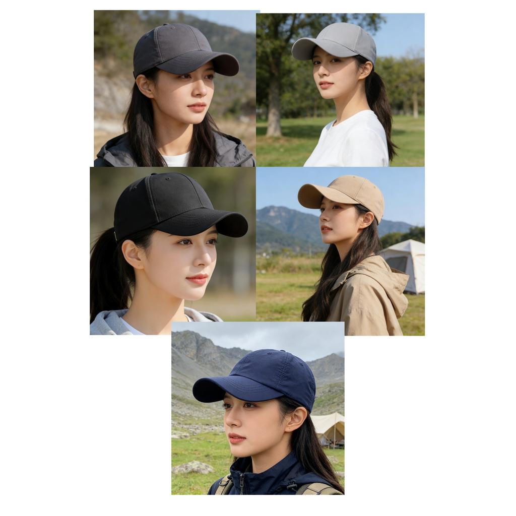 High-Quality Finely Crafted Solid Baseball Cap With Six-Stitched Hard Top, Simple And Stylish Sun Hat For All Seasons