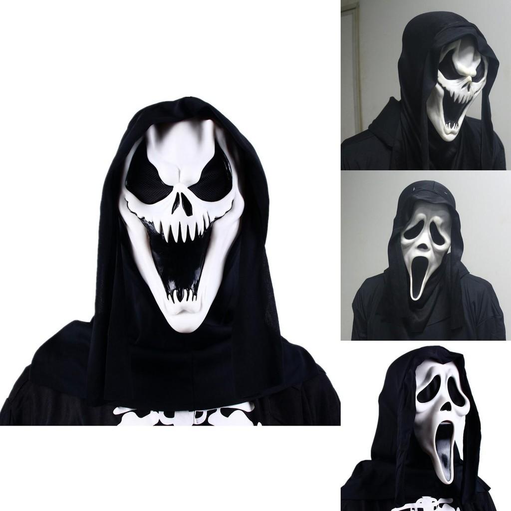 Laat Je Vrienden Schrikken Met Ons Volwassen Scream Pak Masker Gezichtsmasker Spook Cosplay Kostuum Perfect Voor Halloween!