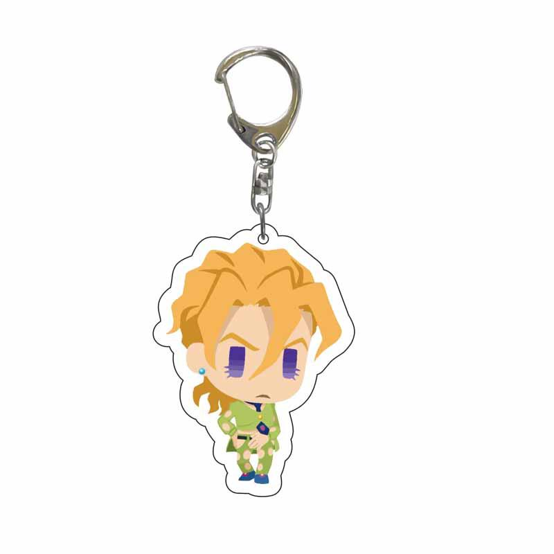 JOJO's Bizarre Adventure Acrylic Double-Sided Transparent Keychain Set of 5 Pendants