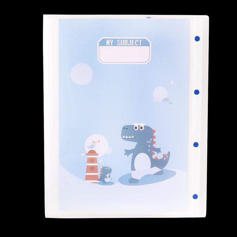 A3 Test Paper Storage Book Folder Transparent Insert Multi-Layer Paper File Bag Storage Cartoon Storage Bag Student