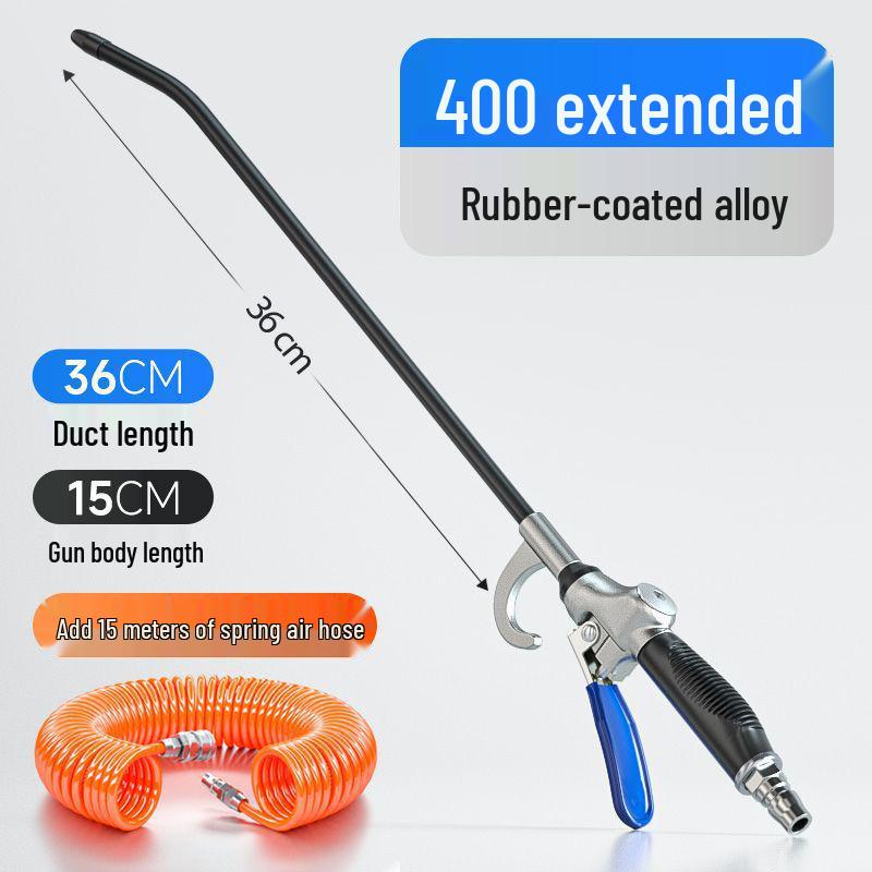 Non-slip Rubber Handle Alloy High-Pressure Air Blow Gun for Dust Removal