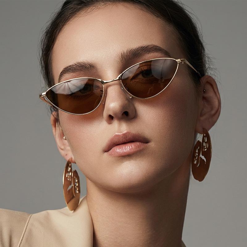 Attractive Glasses Women's Vintage Style Designer Sunglasses Cat Eye Shape Uv Protection Men Sun Glasses Driving Fishing Sunglass