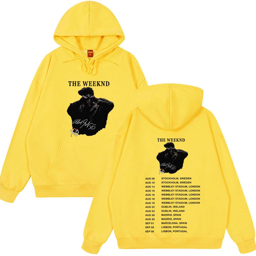 The Weeknd XO After Hours Til Dawn Print Hoodie Men Women Fashion Pullover Long Sleeves Casual Vintage Sweatshirts Streetwear