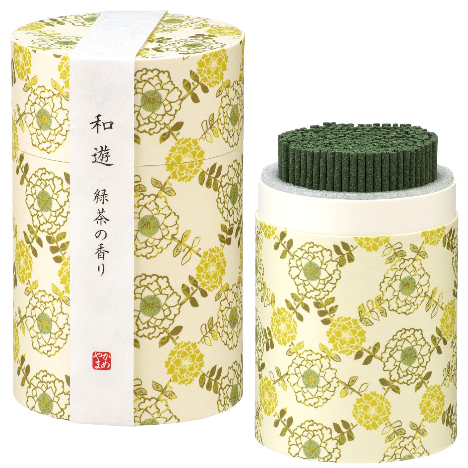 Kameyama Wayu Green Tea Scent Incense 90g 300 Mini Size Sticks, Approx. (Approx. sticks),