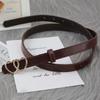 Modern Korean Heart Buckle Waist Belt For Women Fashion Ideal For School And Daily Wear