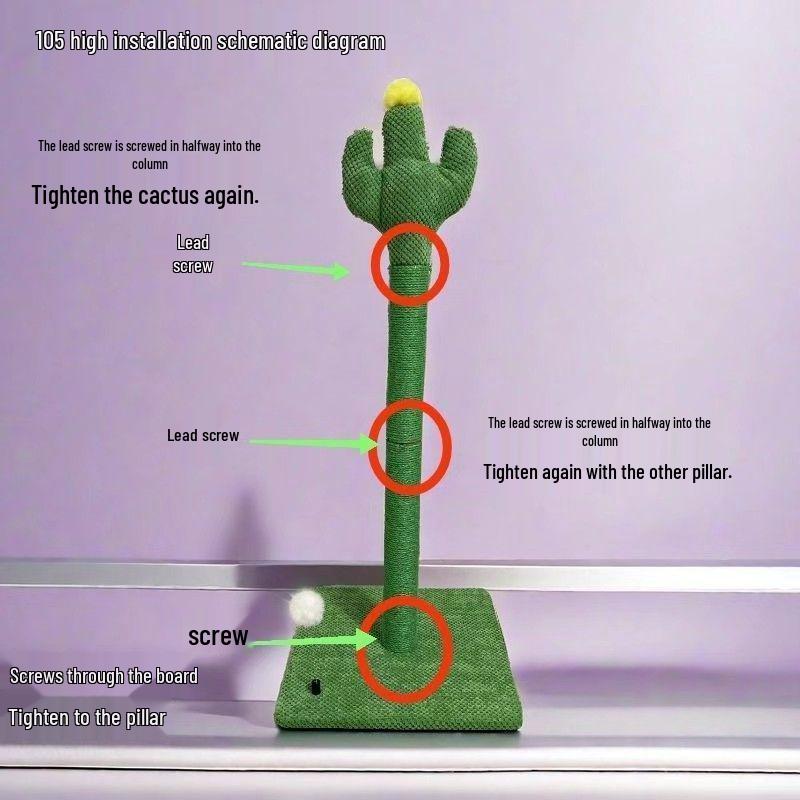 Cat Climbing Column: Universal Four Seasons Jump Platform & Scratching Post with Nest Frame