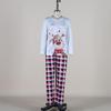 Elk Print Parent-Child Christmas Pajamas Set - Long Sleeve Autumn/Winter Family Homewear KTB