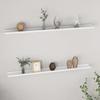 Day and Night - Day and Night Wall Shelves 2 Units White 115x9x3 Cm