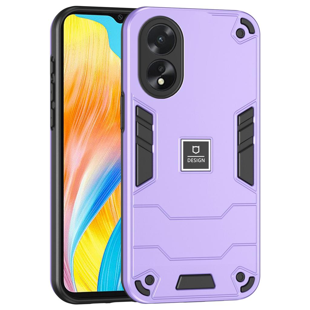 For Oppo A38 4G/A18 4G PC+TPU Case Dual-Layer Design Drop Protection Phone Cover