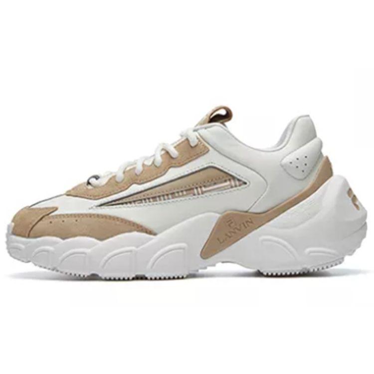Lanvin X Fila Fashion Sneakers Comfortable Versatile Low-Top Casual Shoes Women Sneakers White Yellow F12W144145FSN