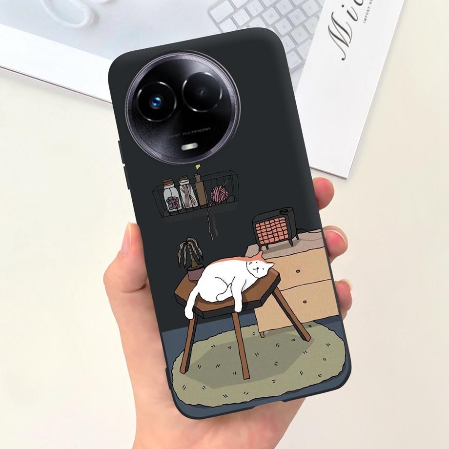 For Realme 11x Case Realme 11 5G Taiwan Cover Soft Silicone Bumper Protective Luxury Print Back Cases For Realme11x  11 x Funda