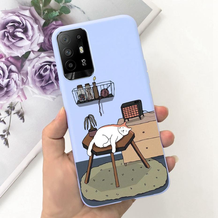 Fashion Case For OPPO Reno5 Z CPH2211 Soft Silicon Shockproof Protective Cover For Oppo Reno 5Z 5G Phone Cases