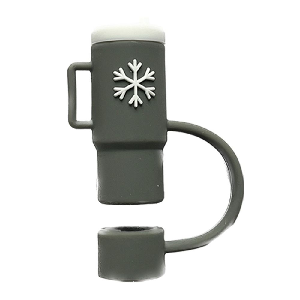 Splash Proof Silicone Straw Tips Cover Airtight Dust-Proof Straw Caps for Stanleys Bar