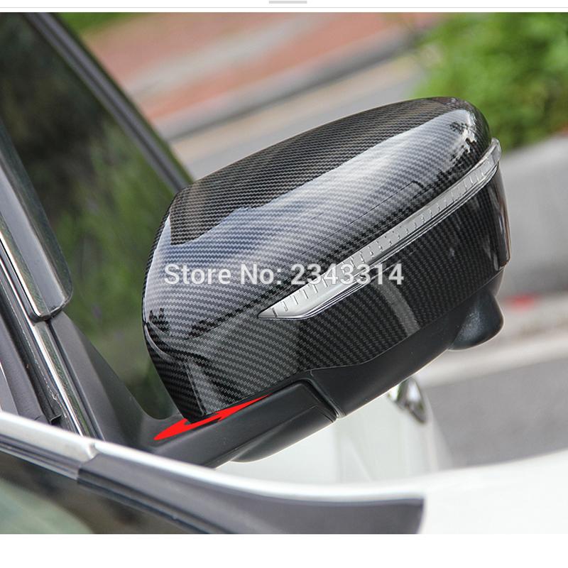 For Nissan Serena E-power C27 2017- Car Accessories ABS Chrome/Carbon Mirror Cover Mirror Cover Side Mirror Rain Eyebrow