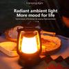 USB Rechargeable Camping Lantern Portable Hanging Tent Light Solar Charging 3000-5000K Stepless Dimming Outdoor Lamp