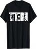 10th Birthday Retro Tennis 10 Years Old Boy Girl T-Shirt