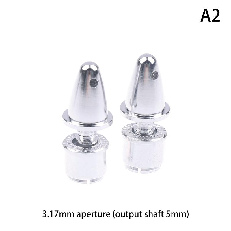 2Pcs 3.0/3.17/4.0/5.0Mm Squeeze Type Aluminum Propeller Adapter Holder For Brushless Motor Prop Aeromodelling Rc Parts