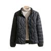 2025 Women's Lightweight Down Jacket - Cloud Stand Collar, Short Coat, Plus Size, Autumn/Winter Korean Style Fashion.