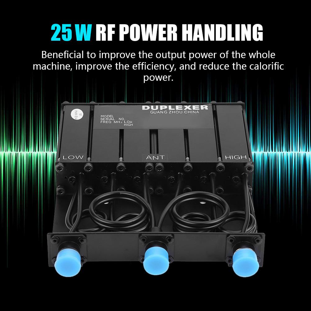 

25 Вт VHF N разъем 6 резонатор дуплексер диплексер для беспроводного радио ретранслятора