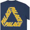 Palace P-3 Outline T-Shirt Navy Unisex Tops Blue P26TS198