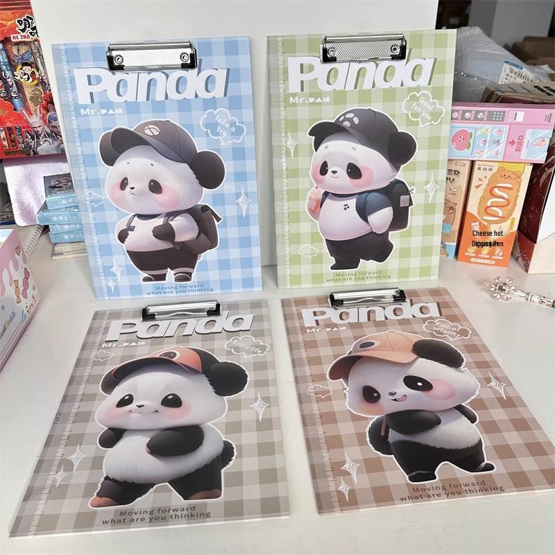 Crayon Shin-chan Cute Strawberry Bear A4 Clipboard - High-Value Writing Mat Board for Students