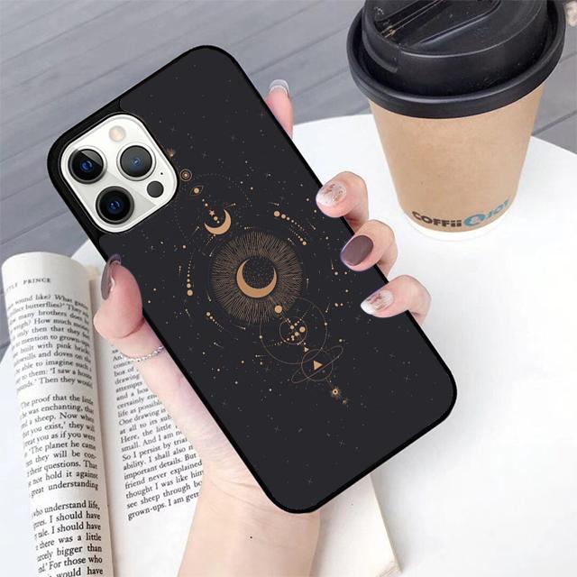 Witches Moon Witchy Mystery Totem Phone Case For iPhone 17 Air 13 12 14 15 16  Cover For Apple Pro Max Plus