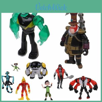 Ben 10 Akční figurka Hrací sada s devíti PVC figurkami prémiové kvality pro sběratele
