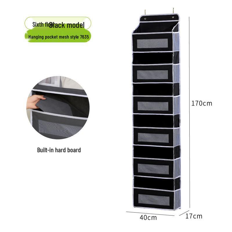 Wall-Mounted Multi-Layer Storage Bag for Household Items and Toys