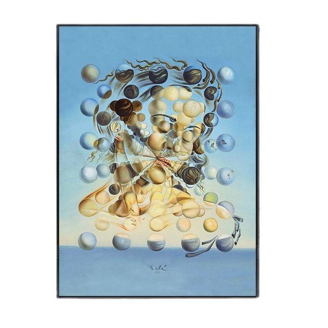 

Знаменитая картина Сальвадора Дали, Галатея, сферы, картина маслом, холст, настенная живопись для гостиной, домашний декор, в рамке 21cm×30cm NoFrame
