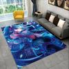 Music Girl M-MIKU Cartoon Carpet Rug for Playroom Bedroom Living Room Sofa Home Decor,kid Game Area Rug Non-slip Floor Mat