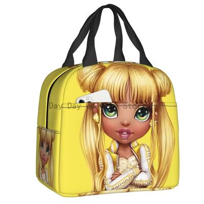 Rainbow High Insulated Lunch Tote Bag for Women Sunny Madison Portable Cooler Thermal Food Lunch Box Outdoor Camping Travel