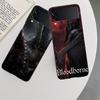 Game Bloodborne Phone Case For Samsung Z Flip 7 6 5G Galaxy Z Flip 5 4 3 Black Hard Cell Cover Luxury PC Shell Coque