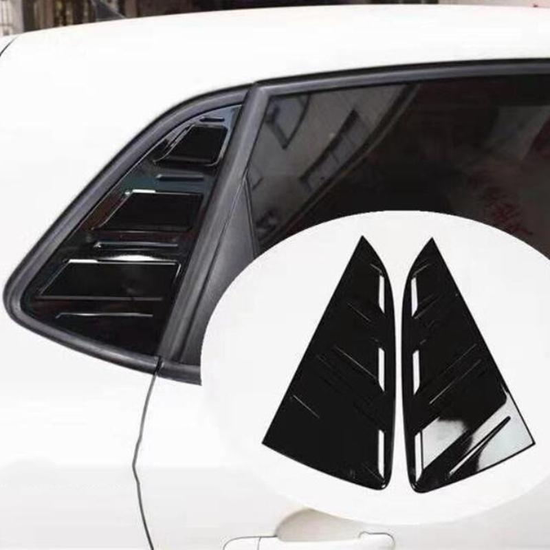 Rear Quarter Window Blinds Side Tuyere Louvers Cover Trim For VW Volkswagen Polo 2011 2012 2013 - 2018 Decoration Accessories