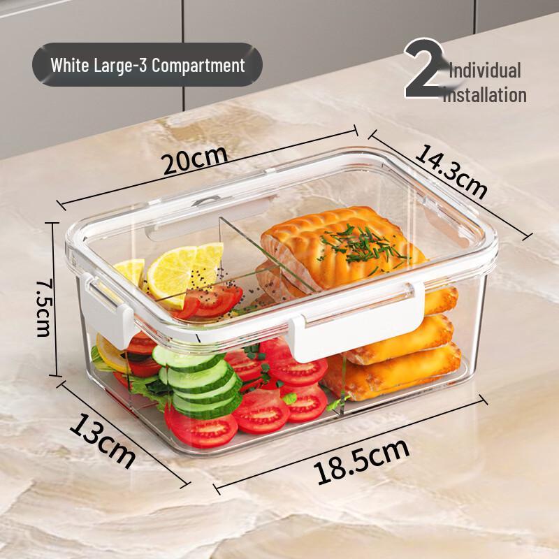 

Divided Food Storage Container with Lid