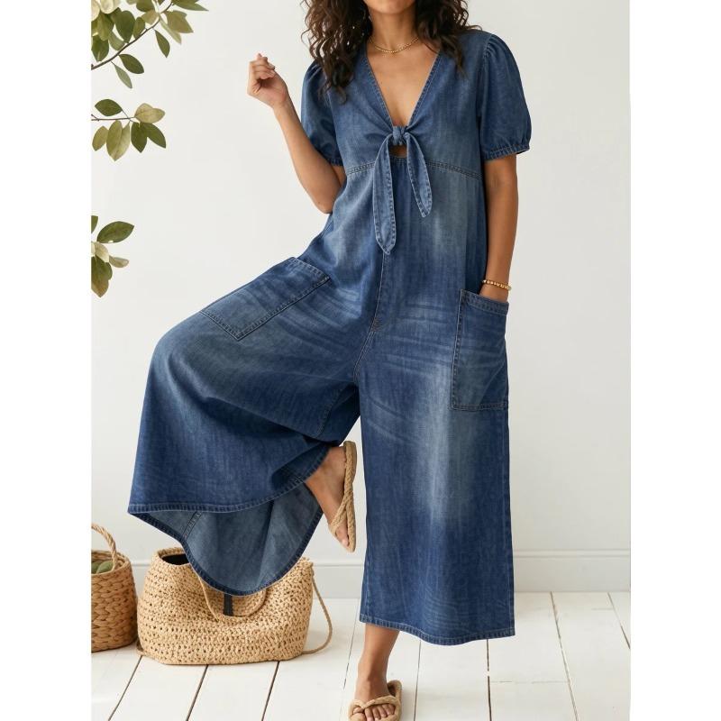 GMXIA Moda Donna Casual Tinta Unita Stampa Estate Primavera Manica Corta Bretelle Pantaloni Tute & Rompers