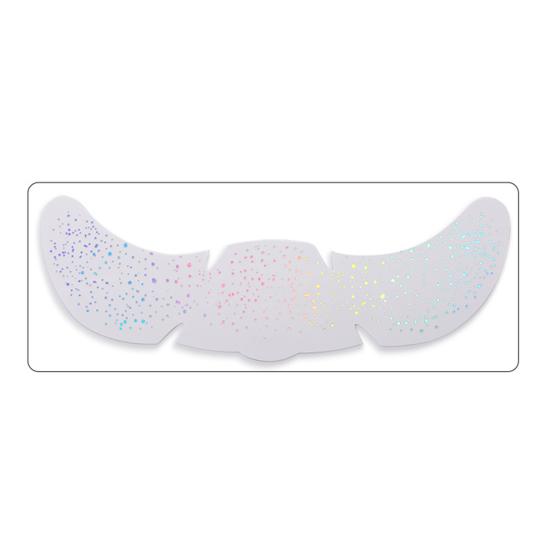 Nostalgie Freckles Face Tattoo, Glitter Makeup Patches, Sparkling Speckles, Holographic-Face Temporary Tattoo for Christmas Parties Musical