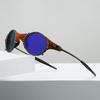 Polarized Cycling Sunglasses Metal Sun Glasses Round Frame UV400 Sunglasses Men Women Outdoor Sports Driving Goggles Bicycle 4