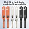 Car Back Seat Hook Multi-function Rear Seat Headrest Hanging Hook Car Hook for Headrest Seat Back Storage Hook Luxurious Leather