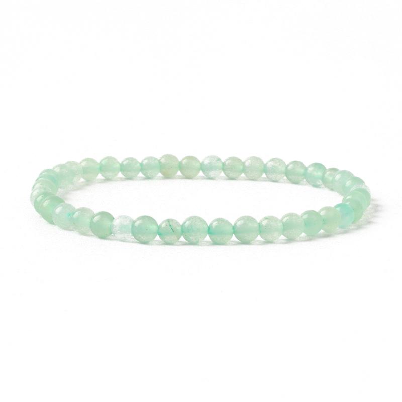 Reiki Natural Stone Bracelets For Women Men 4MM Beads Stretch Bracelet Wholesale Agate Lava Tiny Bangles Handmade Simple Jewelry