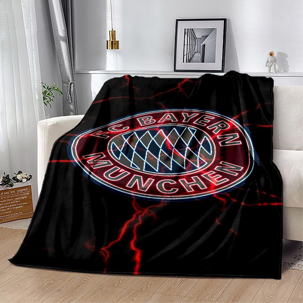 Bayern Munich Blanket Soft Warm Cozy Perfect for Picnics Office Bedding Four Seasons Universal Stylish Decor Suitable for Gifting Relatives and Friend